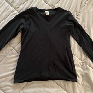 Plain Grey Gildan Long-sleeve